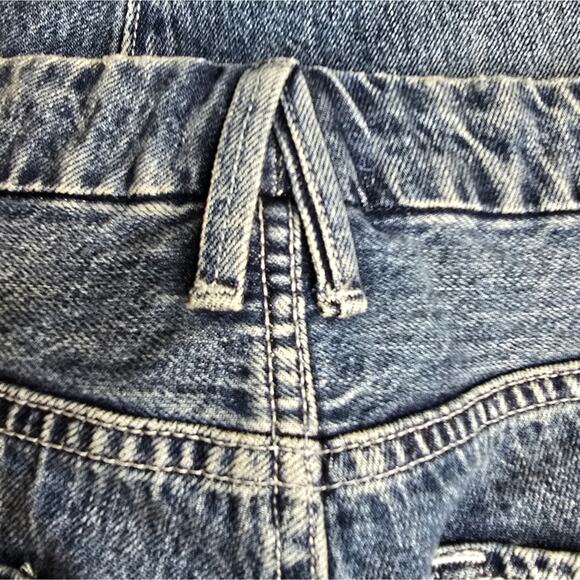 Good American‎ Good Vintage Distressed Jeans Leopard Print Detailing Size 16 - Picture 10 of 15